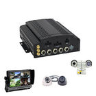G Sensor Car Dvr Video Recorder 1080P 4Ch Hybrid Cameras HDD+ Dual SD Card