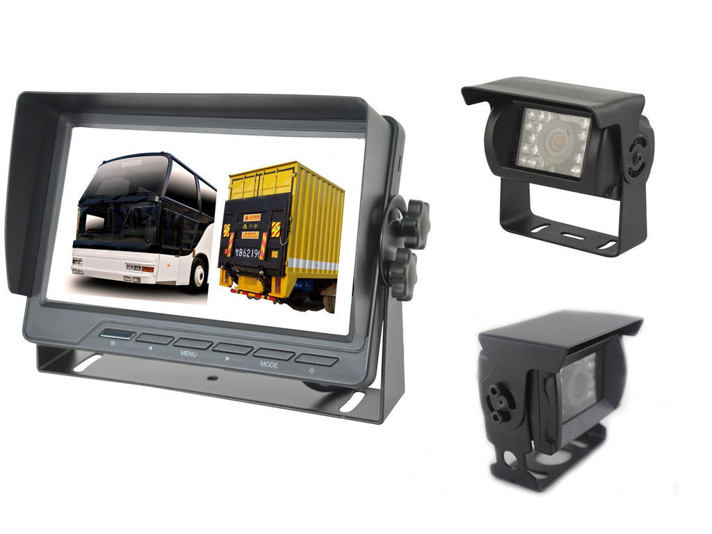 2 Video Input Car Reversing Camera System 7 Inch  Backup Rear View Cam For Truck