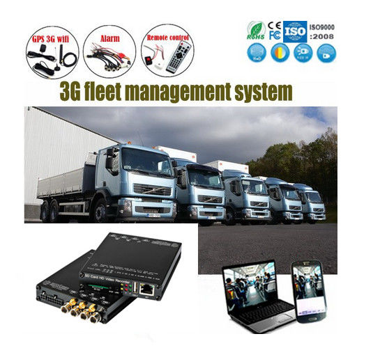 4Ch SD Card HD 1080P vehicle DVR H.264 Car Alarm Monitoring System Solution